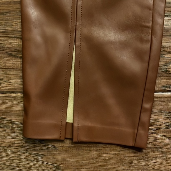 Jason Wu Womens Faux Leather Pants Size L - Picture 4 of 6